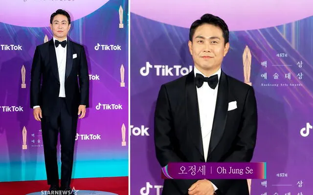 Oh Jung Se en los Baeksang Arts Awards. Foto: Starnews