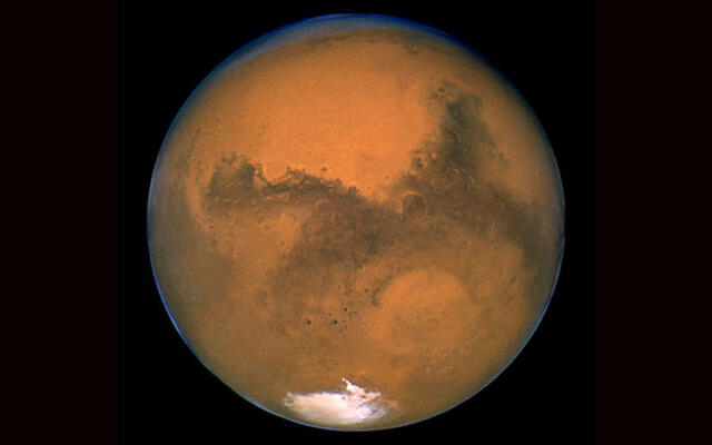 Imagen de Marte captada por la NASA.