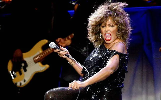 El look salvaje que Tina Turner lucía en los 80.