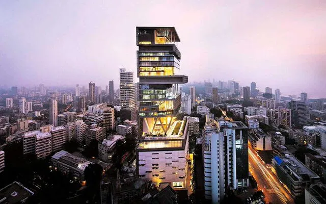 Antilia cuenta con 27 pisos. Foto: difusión