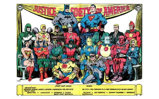 Justice Society of América. Foto: DC Cómics