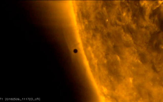 El último tránsito de Mercurio ocurrió en 2016, pero después de este 11 de noviembre no volveremos a verlo hasta 2032. Foto: NASA.