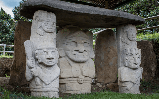 Parque Arqueológico de San Agustín, en Colombia. Uno de los sitios más visitados por Semana Santa. Foto: Colombia Viajera.