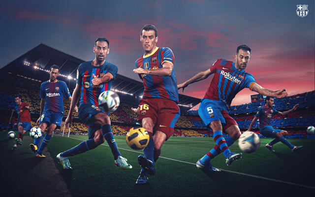 Con esta imagen se despide Sergio Busquets. Foto: FC Barcelona.   
