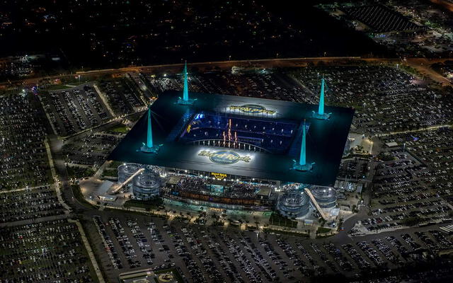 Así luce el Hard Rock Stadium. Foto: Wikpedia   