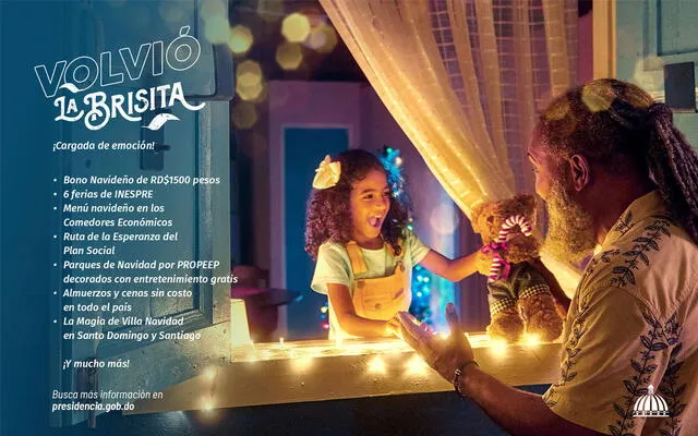  Recibe RD$1,500 a través de tu Tarjeta Bono Navideño Mastercard Banreservas. Foto: Presidencia de la República Dominicana   