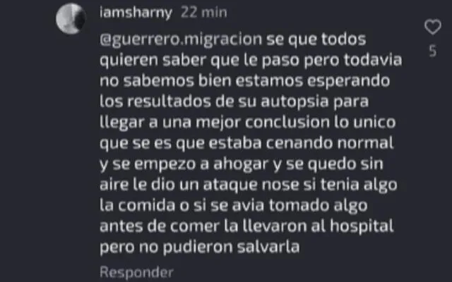  Prima de Carol Acosta confirma la muerte de la influencer dominicana. Foto: Instagram    