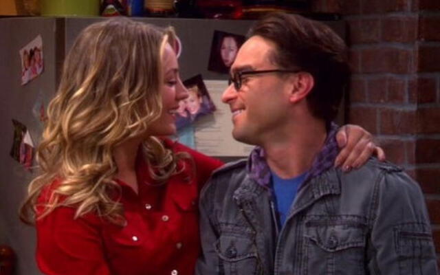 Leonard y Penny en The Big Bang Theory. Crédito: