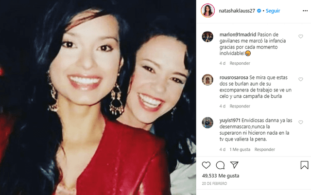 Paola Rey y Natasha Klauss son criticadas en Instagram por ignorar a Danna García.