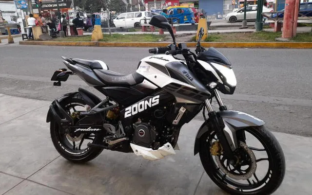 La moto robada en San Miguel. Foto: Grace Mora/ URPI-LR