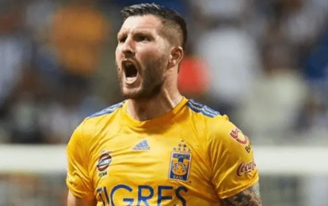 El francés André-Pierre Gignac anotó un doblete y le dio la clasificación al Tigres. Este domingo 7 de febrero se enfrentan a Palmeiras. Foto: difusión