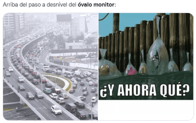 Crean divertidos memes del tráfico a minutos de la inauguración del Bypass óvalo Monitor