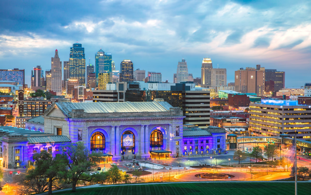 La ciudad de Kansas City, en el estado de Kansas, ofrece un ambiente agradable para vivir. Foto: Getty/NatGeo   