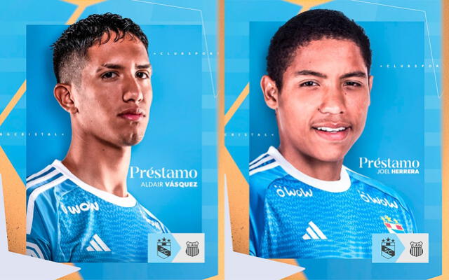  Aldair Vásquez y Joel Herrera serán compañeros en Atlético Grau. Foto: Sporting Cristal   