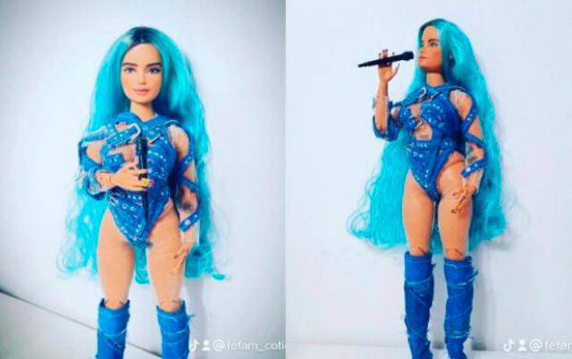 Seguidora crea a la 'Barbie Bichota' inspirada en Karol G