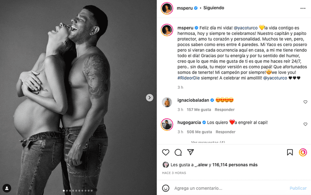 Natalie Vértiz y su tierno mensaje de cumpleaños a Yaco Eskenazi: “La vida contigo es hermosa”