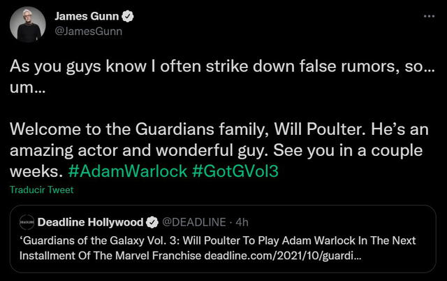 James Gunn tuit