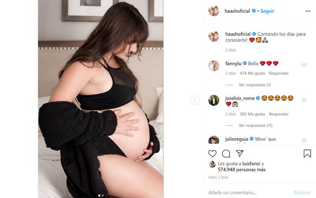 La tierna publicación de Hanna de Ha*Ash en su cuenta de Instagram.