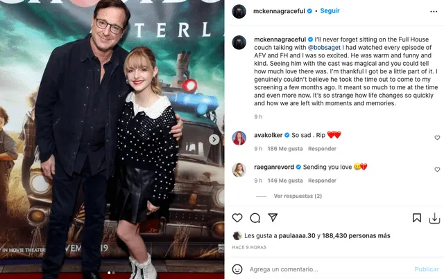 Bob Saget: estrellas de Tres por tres y Fuller House le dan el último adiós al actor