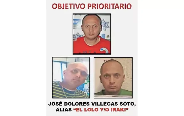 José Dolores Villegas Soto figura en la lista de los más buscados de Chihuahua por masacre a 21 personas. (FOTO: Captura)