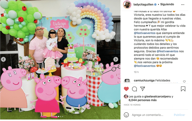 Lady Guillén celebró con emotivo mensaje el cumpleaños de su hija