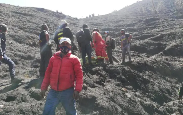 Tragedia en Cusco. Triste fue la tarea del rescate de cadáveres  en Quispicanchi