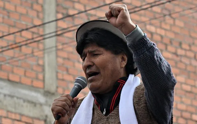 En respuesta a las acusaciones de Arce, Evo Morales utilizó sus redes sociales para rechazar las afirmaciones del presidente. Foto: AFP.   