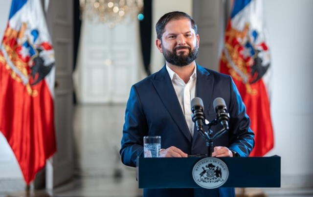  Boric destacó que la reforma a las pensiones es un "gran logro", aunque reconoció que esperaba obtener más. Foto: ICNDiario.   