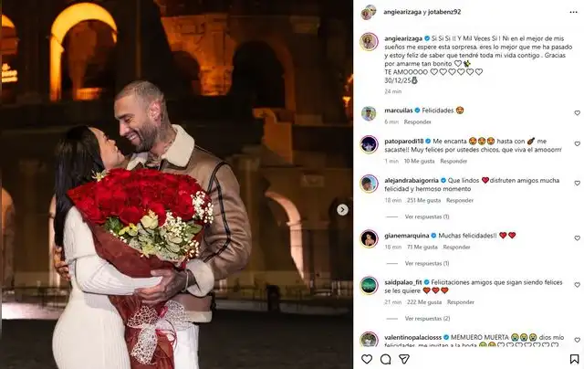 Mensaje de Angie Arizaga. Foto: Instagram Mensaje de Angie Arizaga. Foto: Instagram