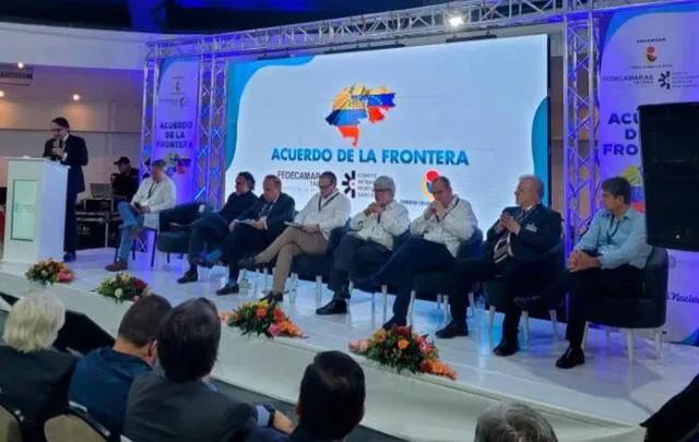 El encuentro 'Acuerdo de la frontera' busca mejorar las relaciones comerciales entre Colombia y Venezuela. Foto: Vanguardia