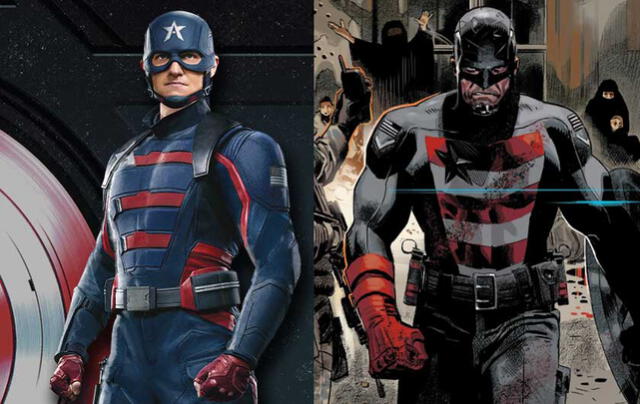 John Walker es uno de los enemigos más fuertes del Capitán América. Foto: composición/ Marvel Comics/Marvel Studios