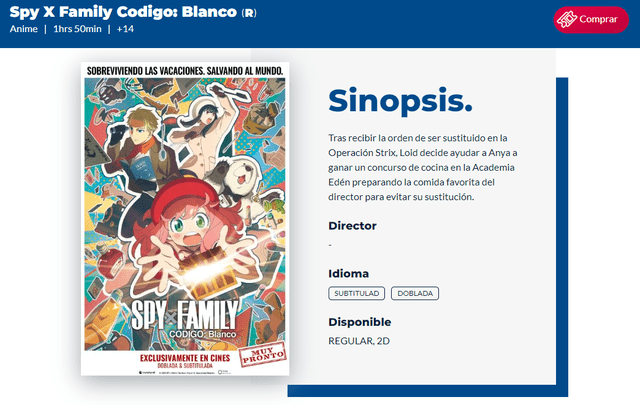  Estreno de 'Spy x Family Code: White' en Cineplanet. Foto: captura LR/Cineplanet   