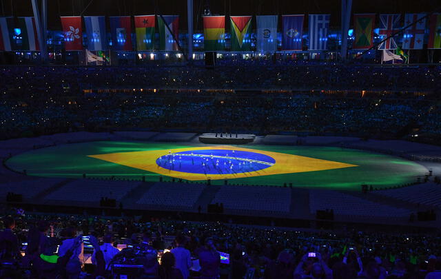 Ceremonia de clausura de los Juegos Olímpicos Río 2016. Foto: AFP.   