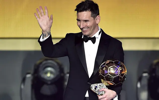 Lionel Messi venció a Cristiano Ronaldo y Neymar en la votación final. Foto: Marca   