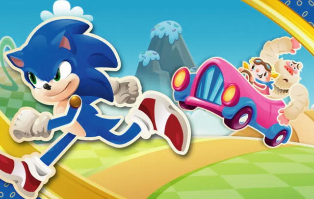 Sonic en Candy Crash