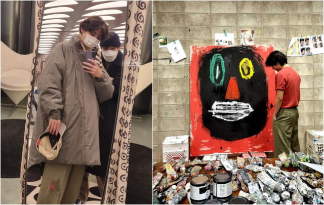 BTS en Instagram: Taehyung comparte historia junto a Choi Woo Shik . Foto: Composición LR / Imágenes IG
