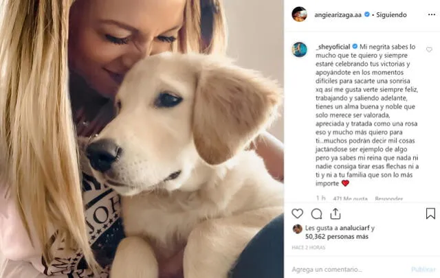 Angie Arizaga publicó post en Instagram reflexionando tras polémico video con Nicola Porcella.