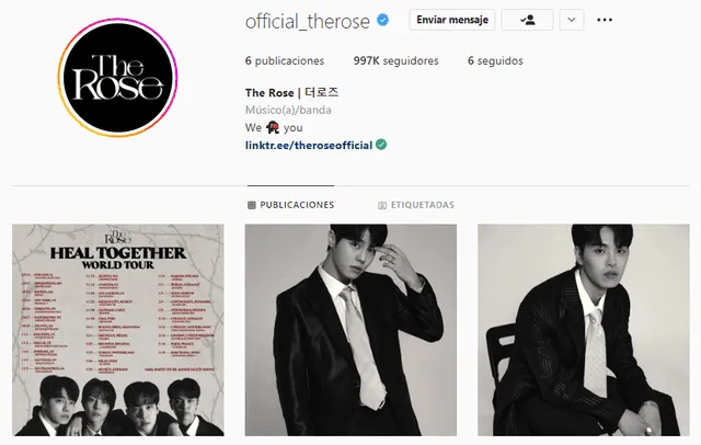 The rose, Instagram