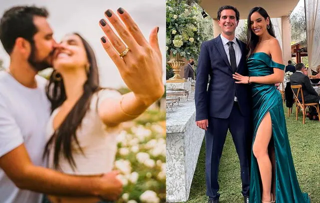 Valeria Flórez se comprometió con Andrés Ugarte Diez Canseco en Buenos Aires. Foto: composición LR/Valeria Flórez/Instagram 