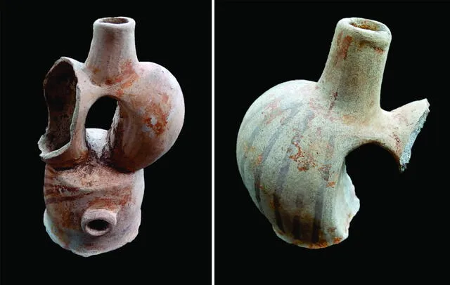 Piezas arqueolÃ³gicas descubiertas en Condorcanqui. Foto: Revista CientÃ­fica Pakamuros   