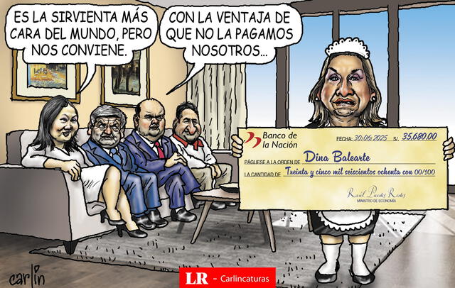Carlincatura del 4 de julio del 2025.Foto: La República Carlincatura del 4 de julio del 2025.Foto: La República