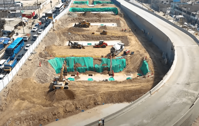 Avances en el bypass Las Torres. Foto: obras el Lima y todo el Perú.   