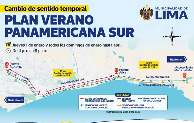 El nuevo plan de desvíos durará hasta abril 2026. Foto: MML