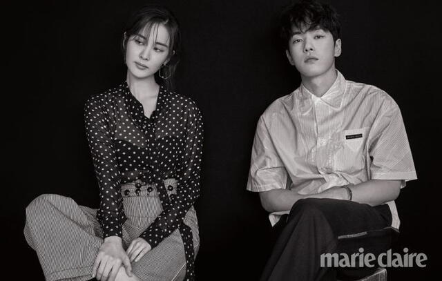 Seohyun y Kim Jung Hyun promocionando el drama Time (2018). Foto: Marie Claire Kr