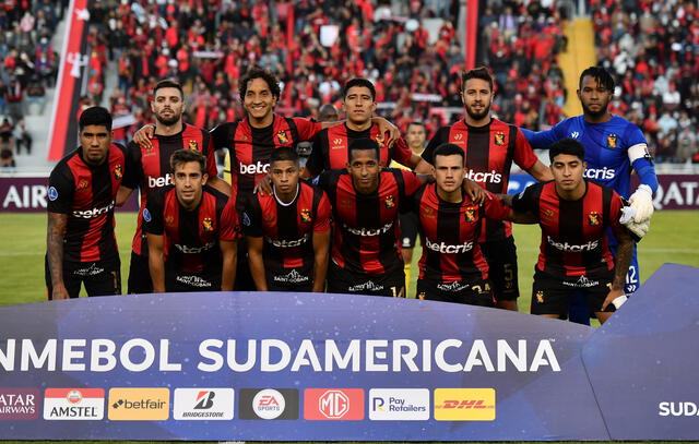 Titulares de FBC Melgar en su último partido de Copa Sudamericana 2022. Foto: AFP