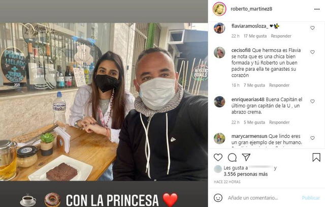 Roberto Martínez comparte tierna foto con la hija de Melissa Loza. Foto: Roberto Martínez/Instagram