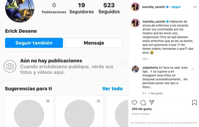 Mariella Zanetti en Instagram