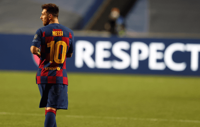 Messi haría uso de una cláusula para salir del Barcelona. Foto: EFE.