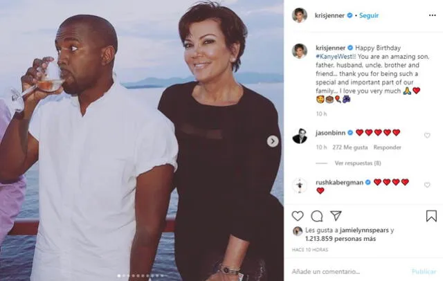 Kris Jenner en Instagram