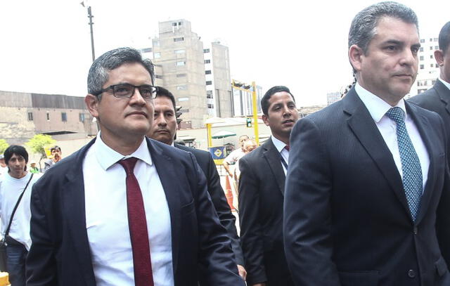  Los fiscales Rafael Vela Barba y José Domingo Pérez son integrantes del Equipo Especial para el caso Lava Jato. Foto: La República   